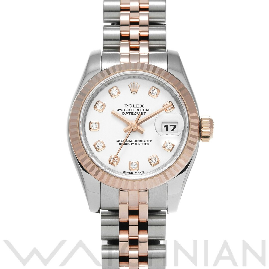 ロレックス ROLEX 179171G V番(2009年頃製造) ホワイト /ダイヤモンド レディース 腕時計