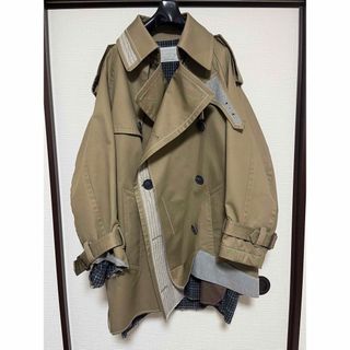 sacai サカイ 変形トレンチコート サンプル