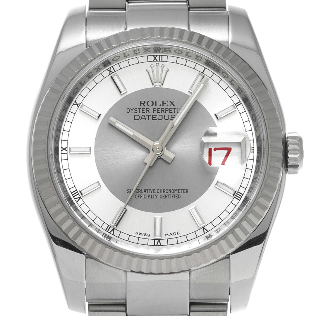 ROLEX(ロレックス)の中古 ロレックス ROLEX 116234 D番(2006年頃製造) シルバー /グレー メンズ 腕時計 メンズの時計(腕時計(アナログ))の商品写真