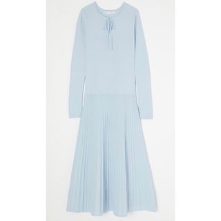 マウジー(moussy)のmoussy  RIBBON NECK MAXI RIB ドレス(ロングワンピース/マキシワンピース)