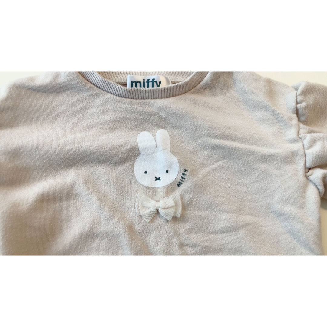 しまむら(シマムラ)のしまむら　ミッフィー　トップス キッズ/ベビー/マタニティのキッズ服女の子用(90cm~)(Tシャツ/カットソー)の商品写真