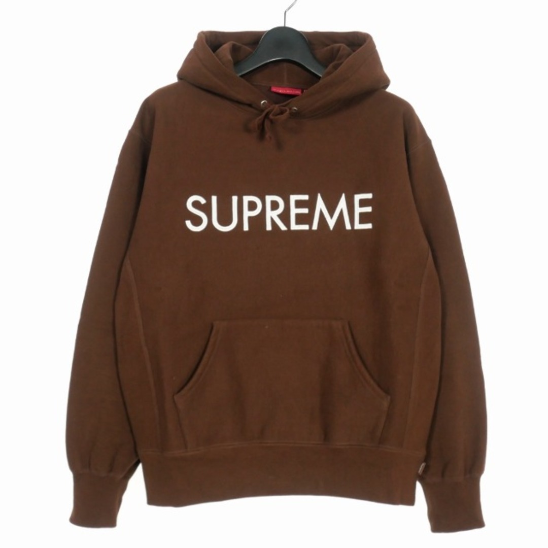 公式ショップ シュプリーム S SUPREME Hooded 22AW ロゴ刺繍 - SUPREME