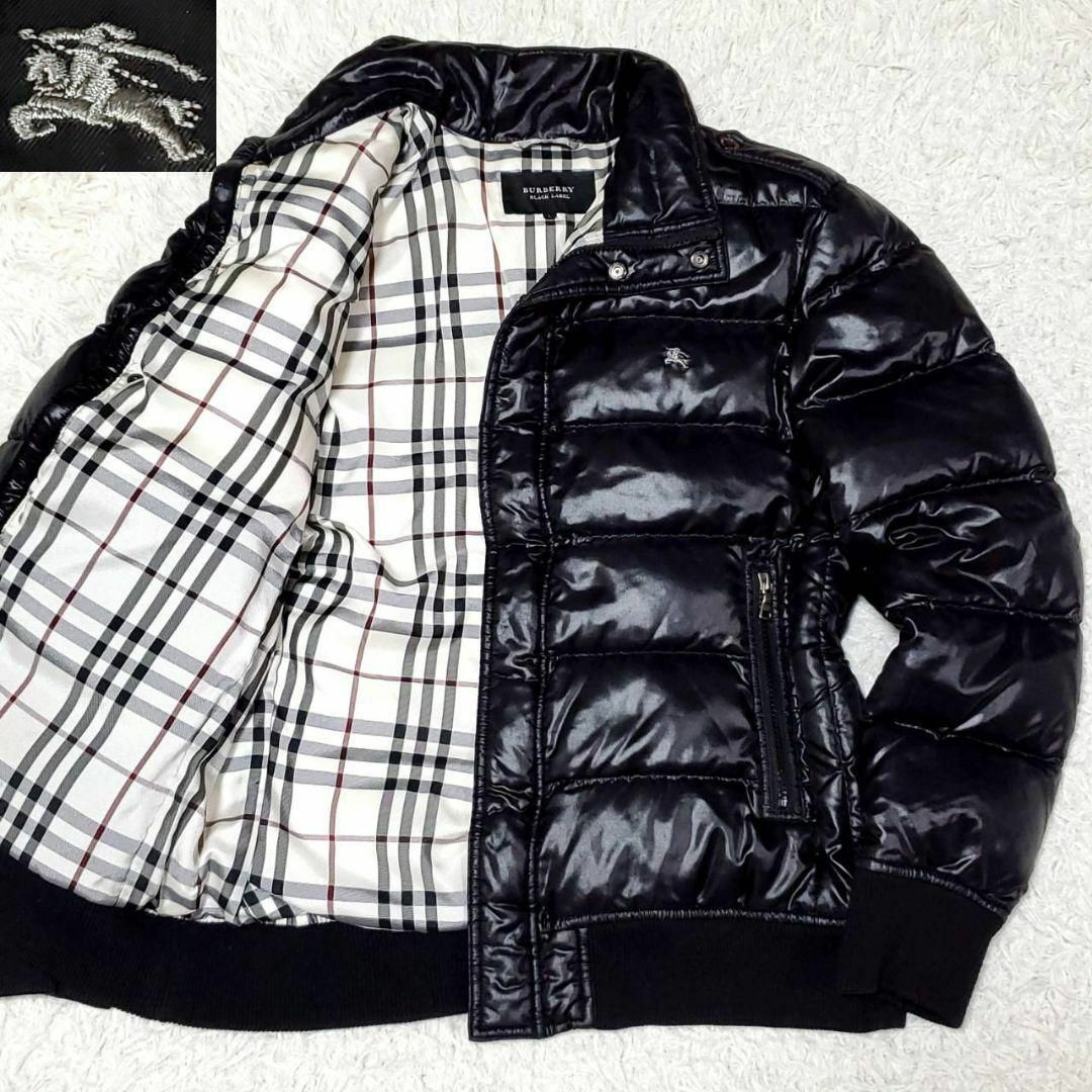 極美品 L BURBERRY BLACK LABEL ホワイトグース | フリマアプリ ラクマ