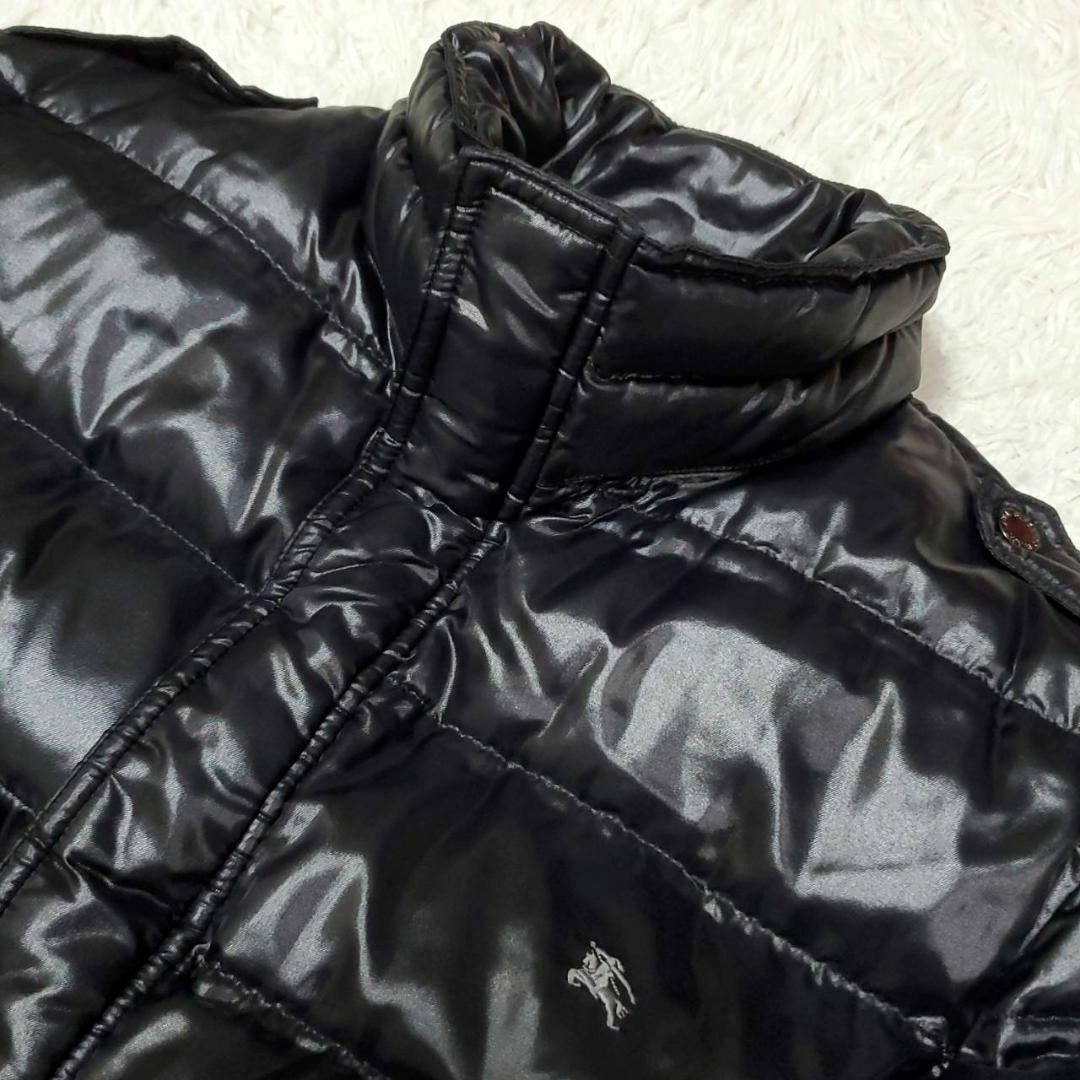 極美品 L BURBERRY BLACK LABEL ホワイトグース