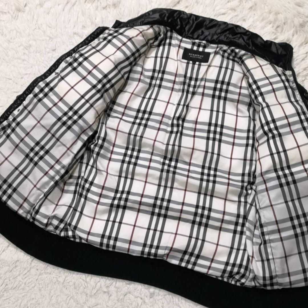 極美品 L BURBERRY BLACK LABEL ホワイトグース