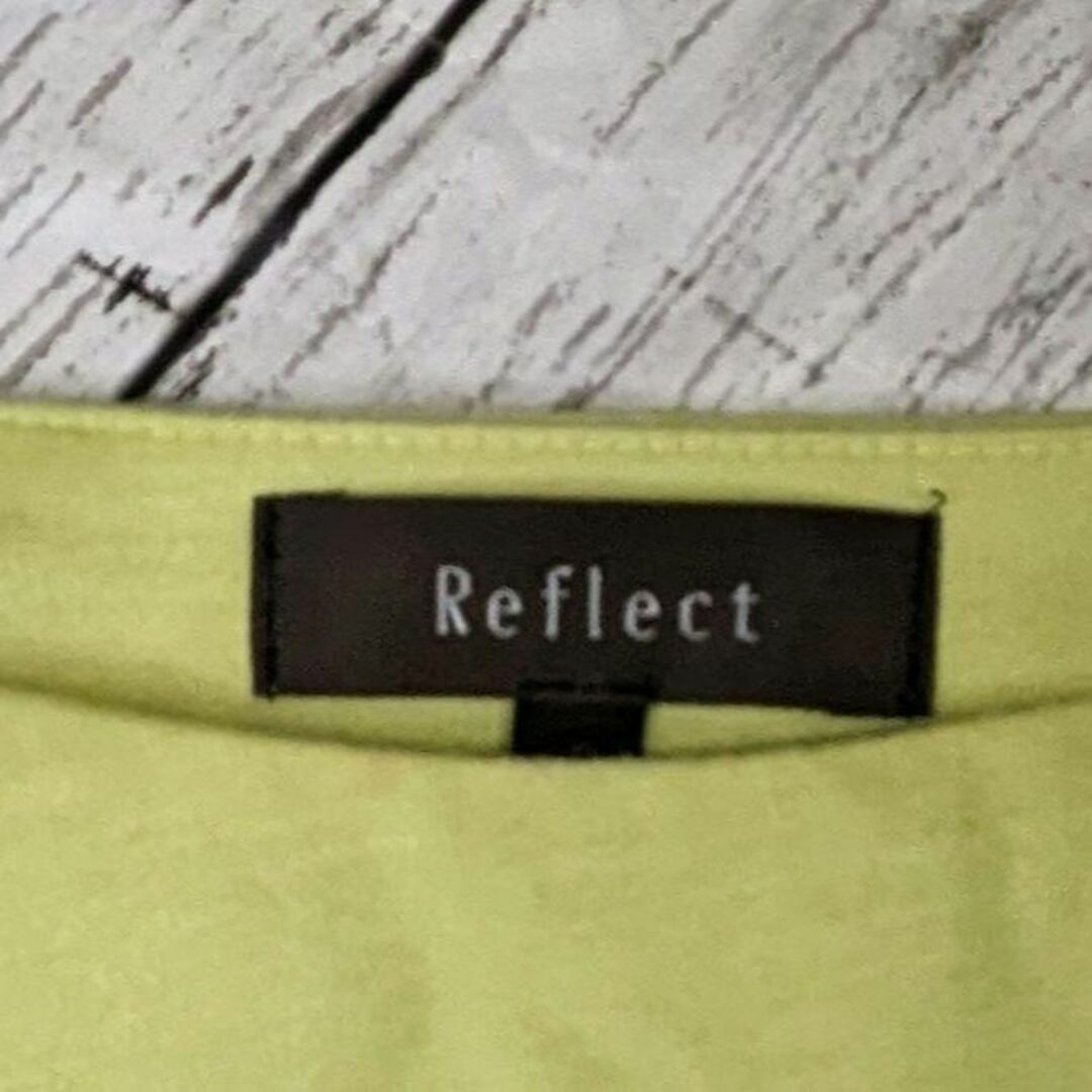 ReFLEcT(リフレクト)の★Reflect★黄緑 （ライトグリーン）トップス Tシャツ レディース M レディースのトップス(Tシャツ(長袖/七分))の商品写真