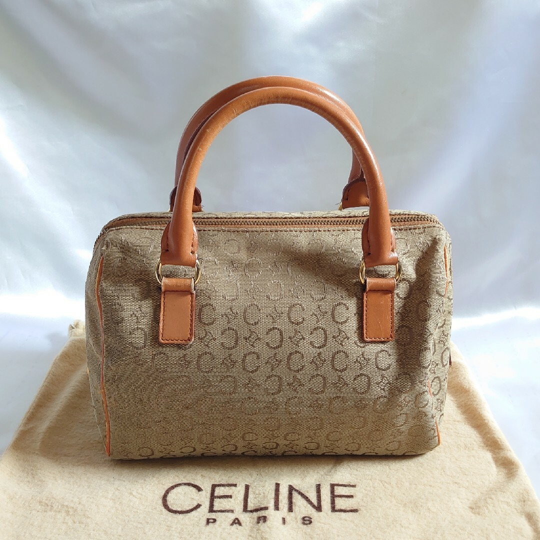 CELINE マカダム柄 ミニハンドバッグ