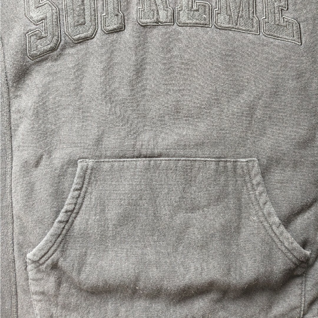 SUPREME シュプリーム アーチロゴ 肉厚 裏起毛 パーカー Mサイズ 黒色