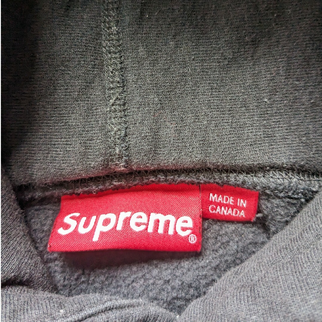 SUPREME アーチロゴ　サーマル　肉厚　黒紺