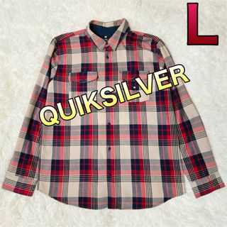 クイックシルバー(QUIKSILVER)のクイックシルバーウェア メンズ 長袖シャツ Lサイズ(シャツ)