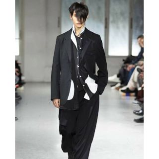 Yohji Yamamoto - B Yohji Yamamoto シワギャバZIGZAGスカートパンツの