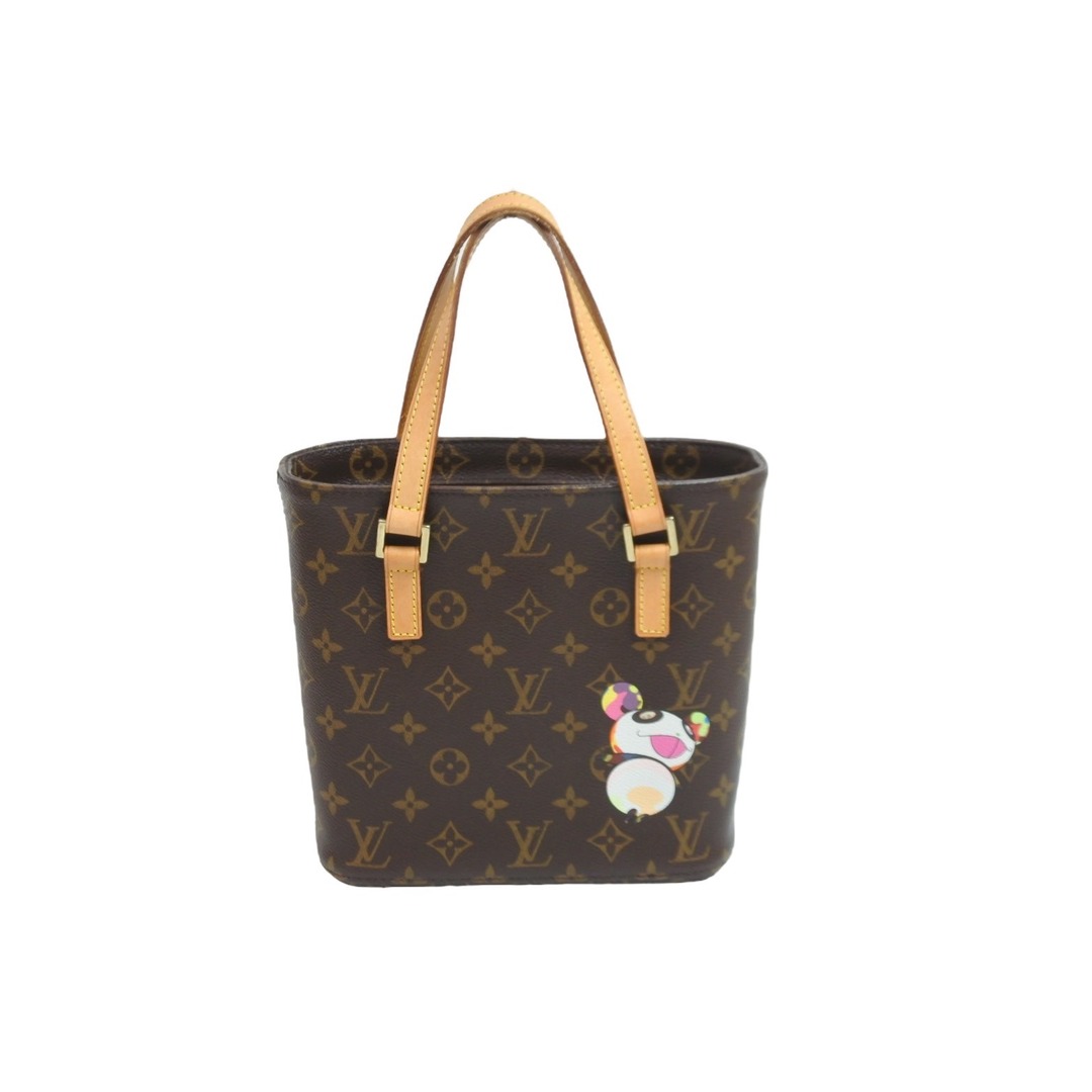 LOUIS VUITTON(ルイヴィトン)の極美品 LOUIS VUITTON ルイヴィトン 村上隆 ハンドバッグ ヴァヴァンPM モノグラムパンダ M51173 ブラウン ゴールド金具 中古 54529 レディースのバッグ(ハンドバッグ)の商品写真