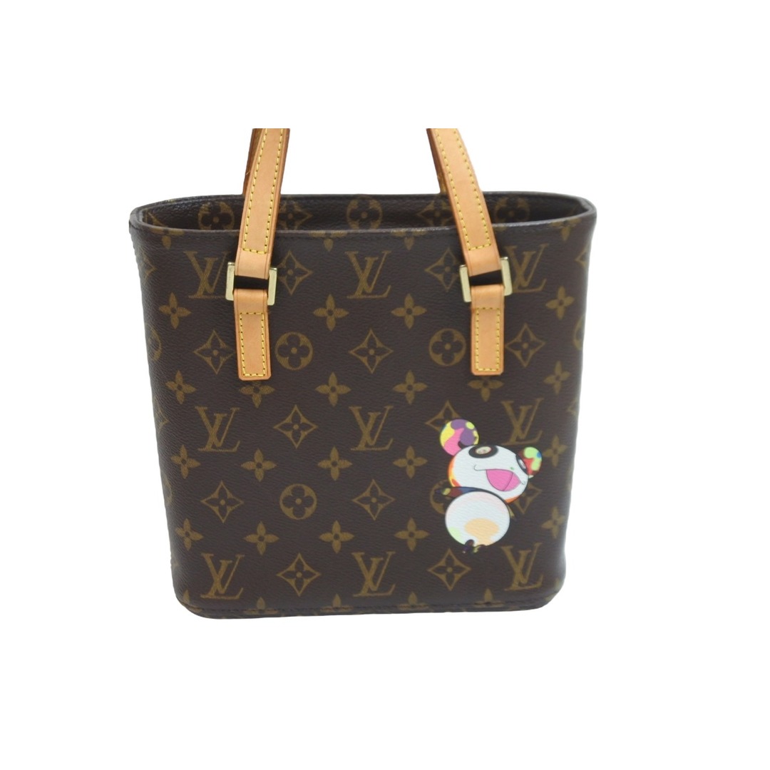 LOUIS VUITTON(ルイヴィトン)の極美品 LOUIS VUITTON ルイヴィトン 村上隆 ハンドバッグ ヴァヴァンPM モノグラムパンダ M51173 ブラウン ゴールド金具 中古 54529 レディースのバッグ(ハンドバッグ)の商品写真