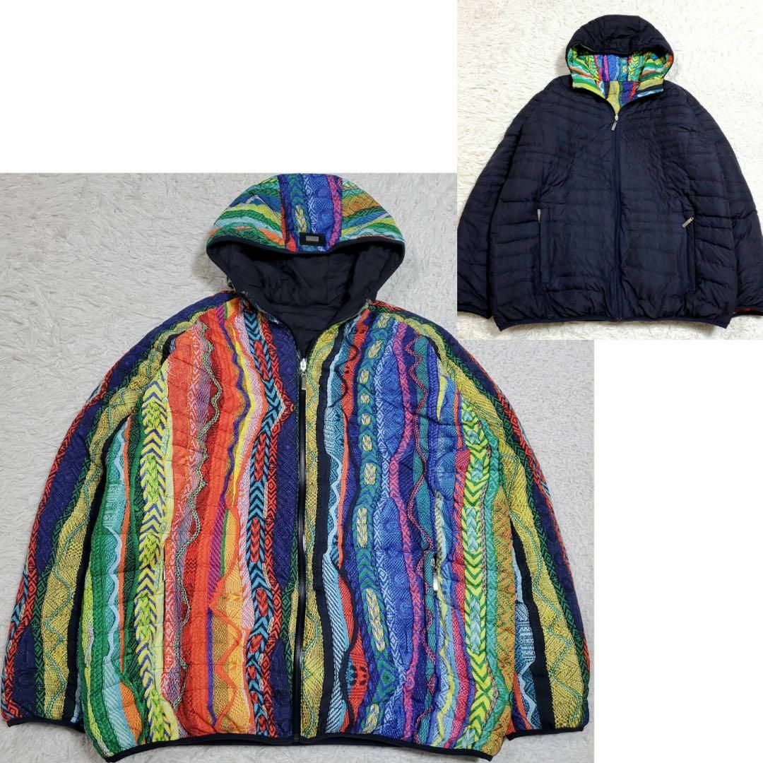 COOGI   超希少美品 3L クージー 3Dニット風 ダウンジャケット