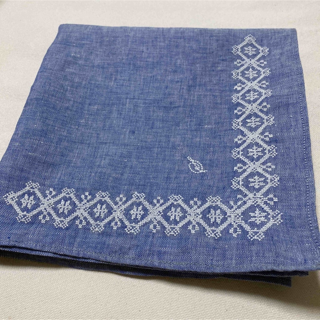 SM2(サマンサモスモス)の未使用 サマンサモスモス ストール 綿 ブルー レディースのファッション小物(ストール/パシュミナ)の商品写真