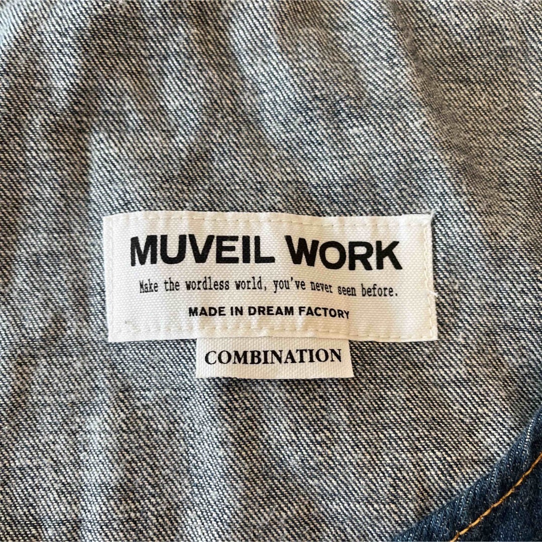 MUVEIL WORK(ミュベールワーク)のミュベール ワーク　オーバーオール　サロペット レディースのパンツ(サロペット/オーバーオール)の商品写真