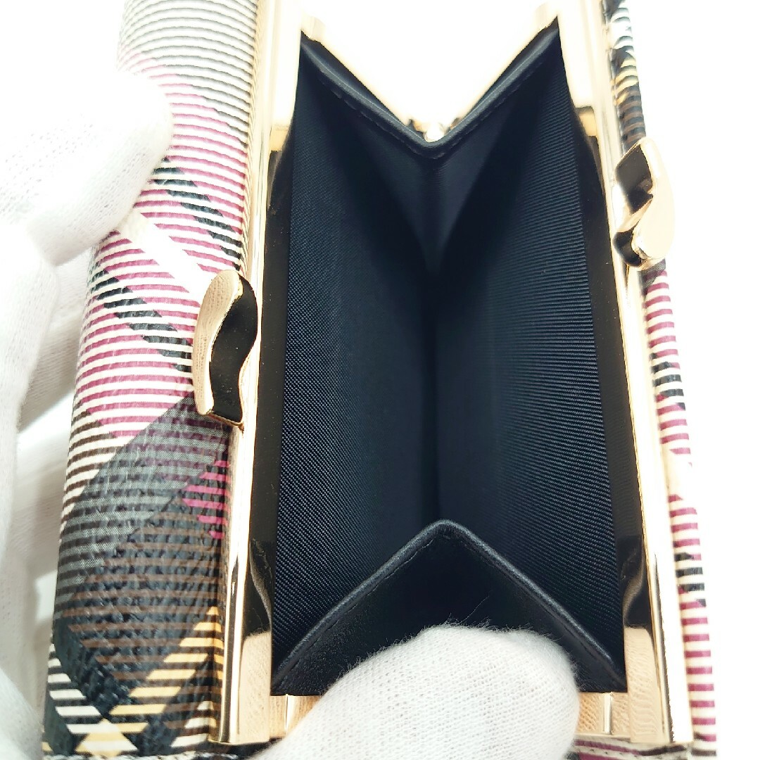 Vivienne Westwood 三つ折り財布 がま口 チェック柄