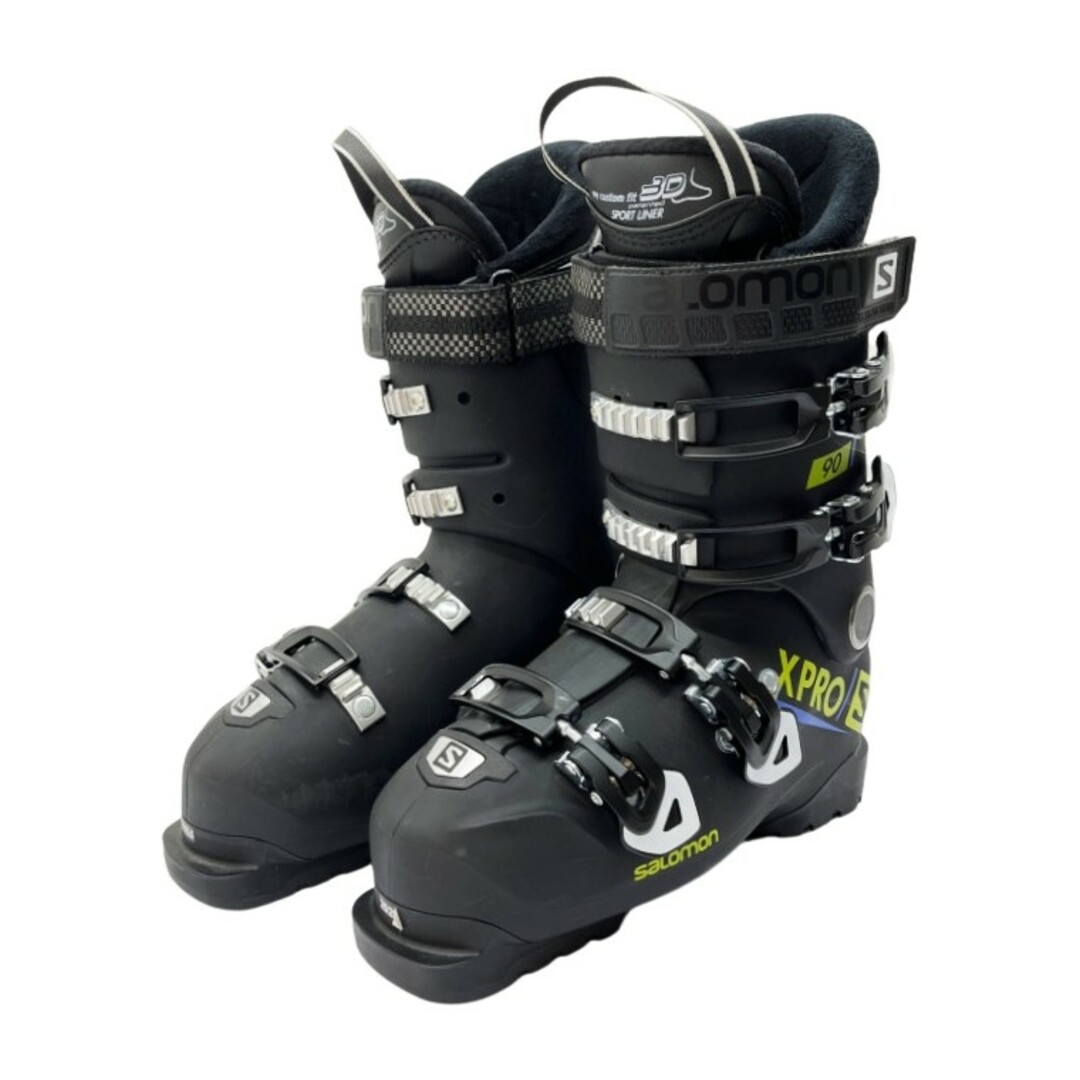 ◆◆SALOMON サロモン X PRO 90 スキーブーツ　バックルブーツ 中級者・上級者向け　25/25.5cm　296ｍｍ　フレックス100  L40551400 ブラック | フリマアプリ ラクマ