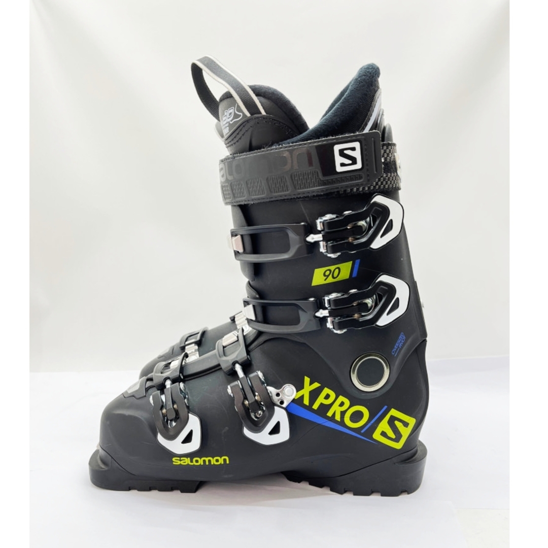 SALOMON(サロモン)の◆◆SALOMON サロモン X PRO 90 スキーブーツ　バックルブーツ 中級者・上級者向け　25/25.5cm　296ｍｍ　フレックス100 L40551400 ブラック スポーツ/アウトドアのスキー(その他)の商品写真