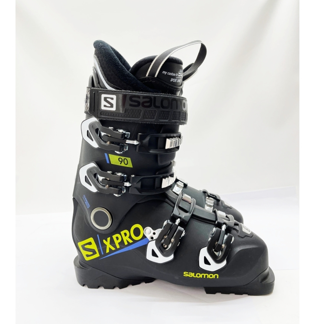 SALOMON(サロモン)の◆◆SALOMON サロモン X PRO 90 スキーブーツ　バックルブーツ 中級者・上級者向け　25/25.5cm　296ｍｍ　フレックス100 L40551400 ブラック スポーツ/アウトドアのスキー(その他)の商品写真