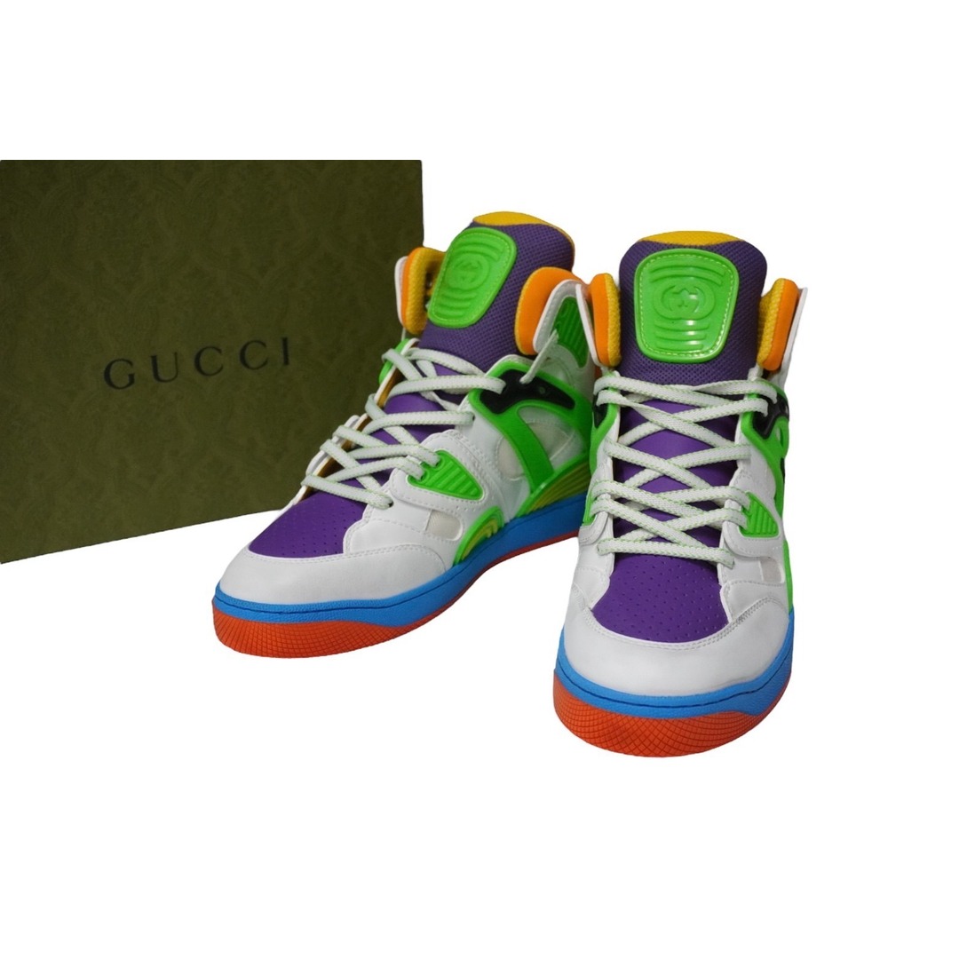 Gucci - 極美品 GUCCI グッチ スニーカー バスケット ハイカット