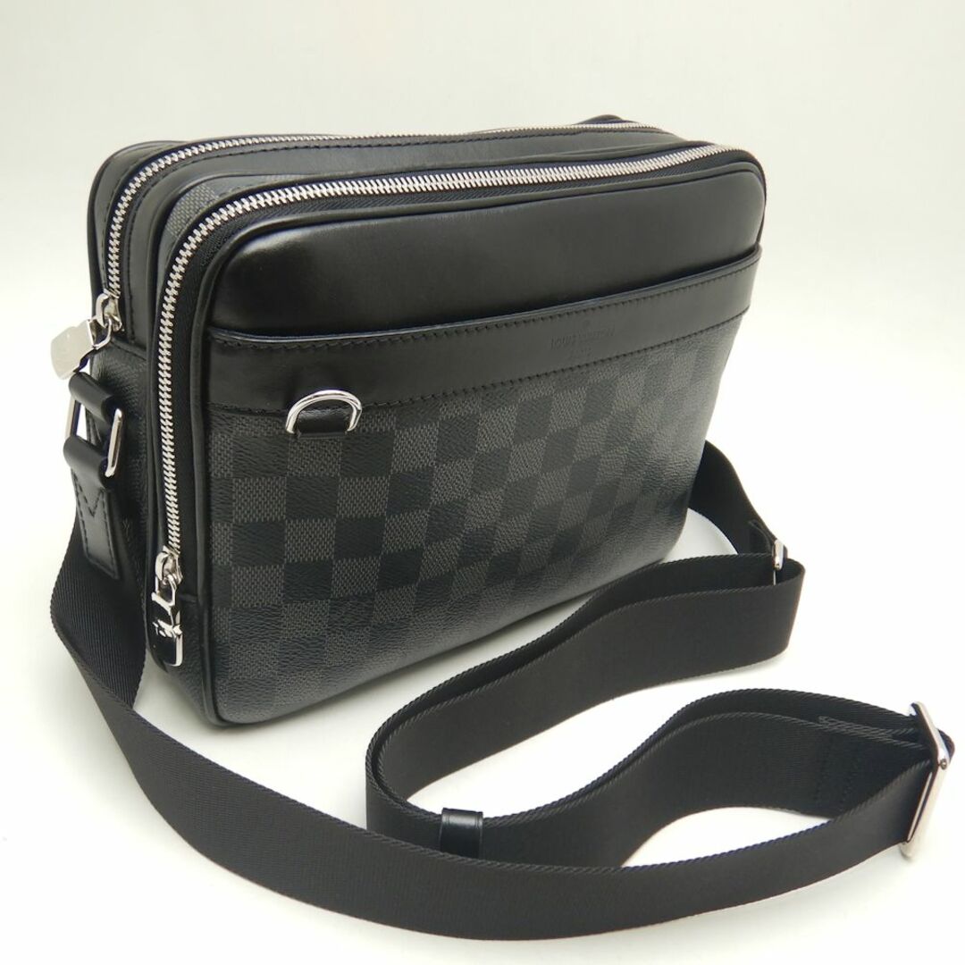 LOUIS VUITTON ルイヴィトン ダミエ グラフィット トロカデロ メッセンジャーPM N40087 ショルダーバッグ ブラック/250995