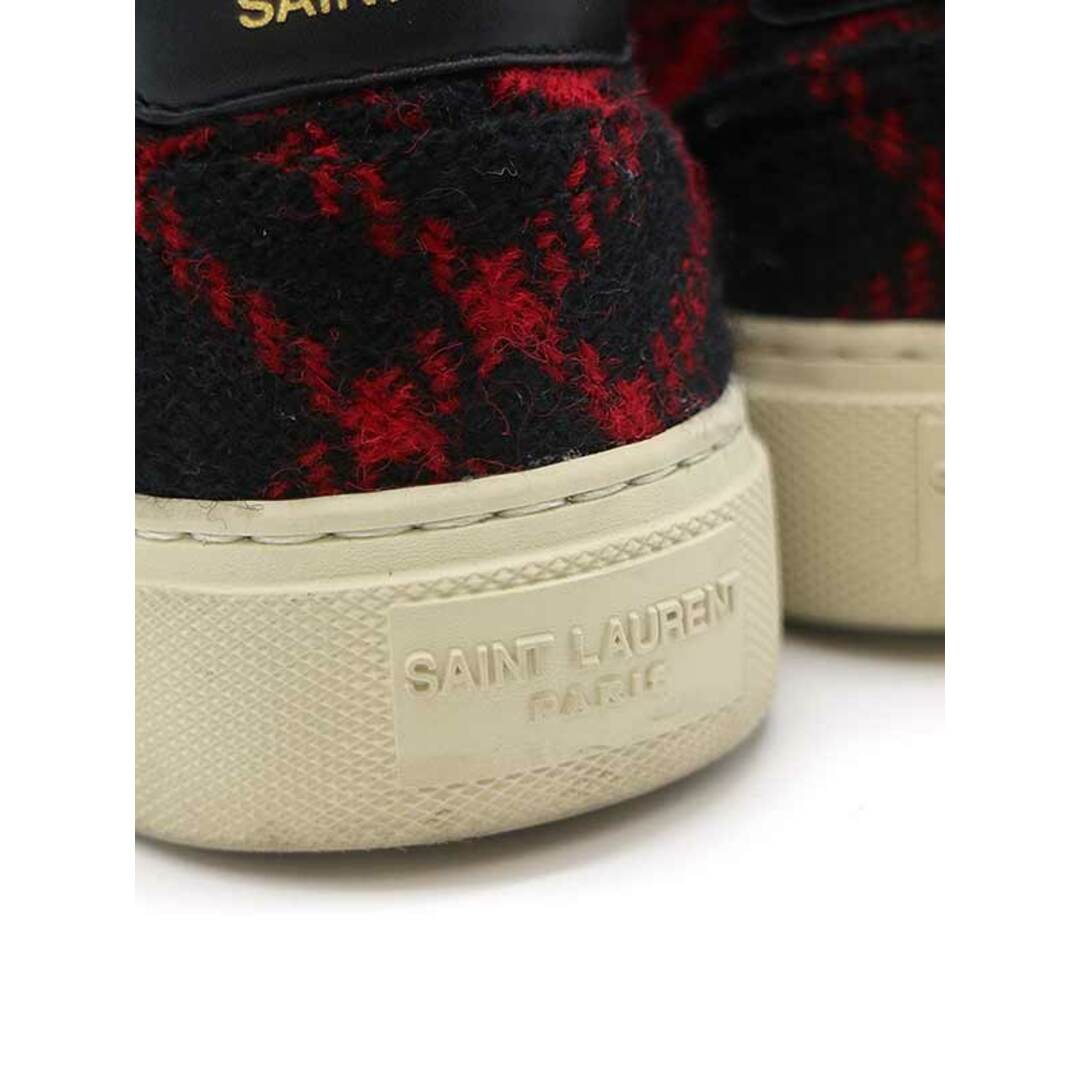Saint Laurent(サンローラン)のSAINT LAURENT PARIS サンローラン パリ チェック柄スリッポンスニーカー チェック 37 レディースの靴/シューズ(スニーカー)の商品写真