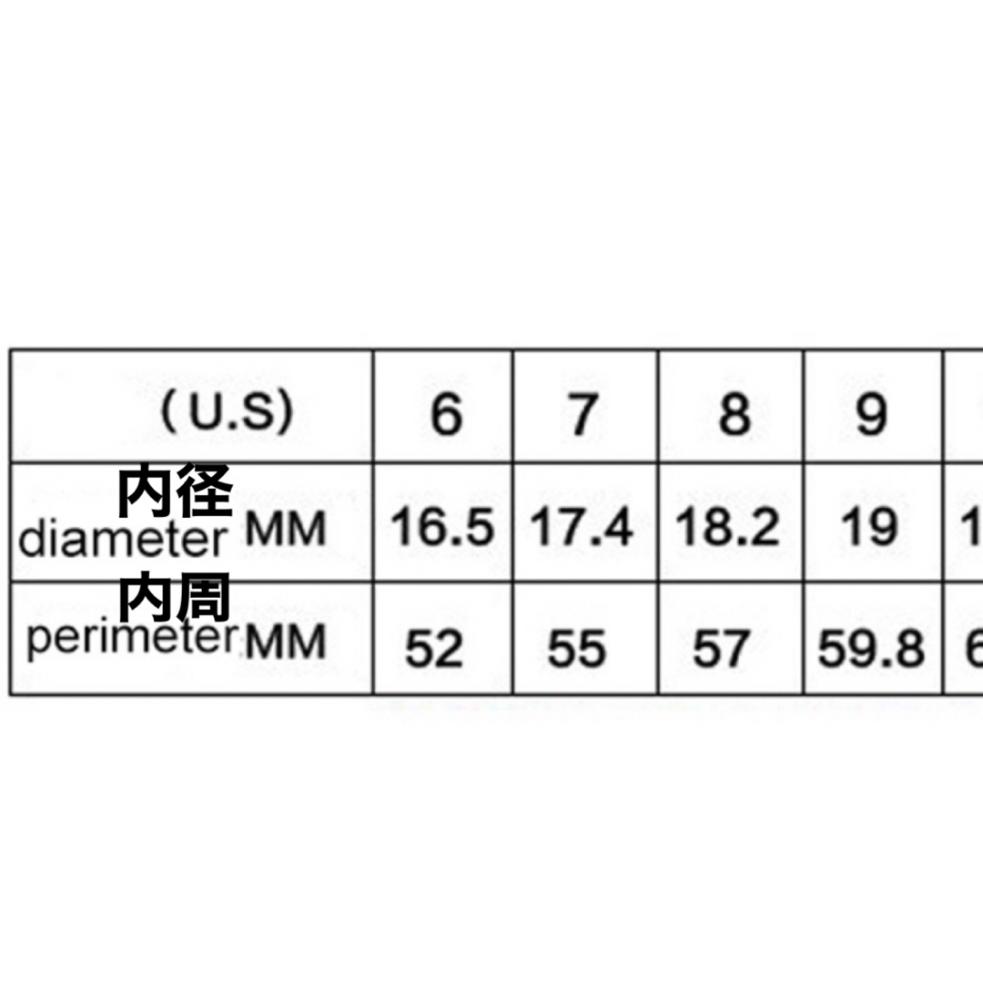 1型糖尿病メディカルアラート★指輪US9号 レディースのアクセサリー(リング(指輪))の商品写真