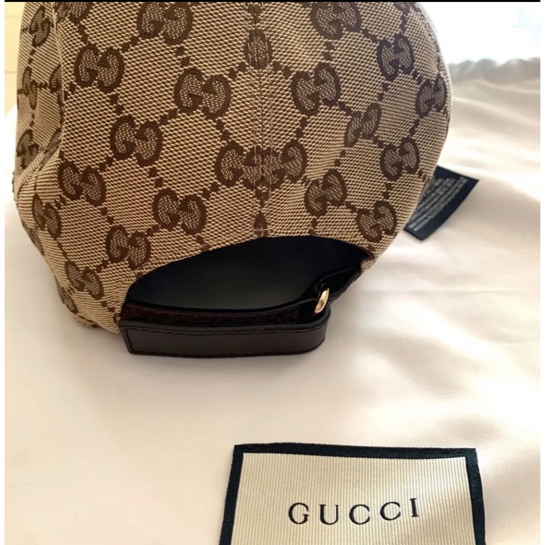 Gucci(グッチ)の【coco様専用】美品 GUCCI ♡ GGキャンバスベースボールキャップ メンズの帽子(キャップ)の商品写真