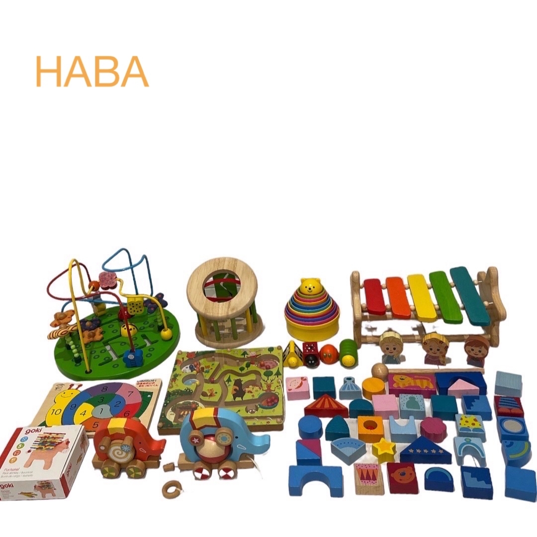【期間限定】86-10  ハバ　エドインター　木製　知育玩具　10点セット