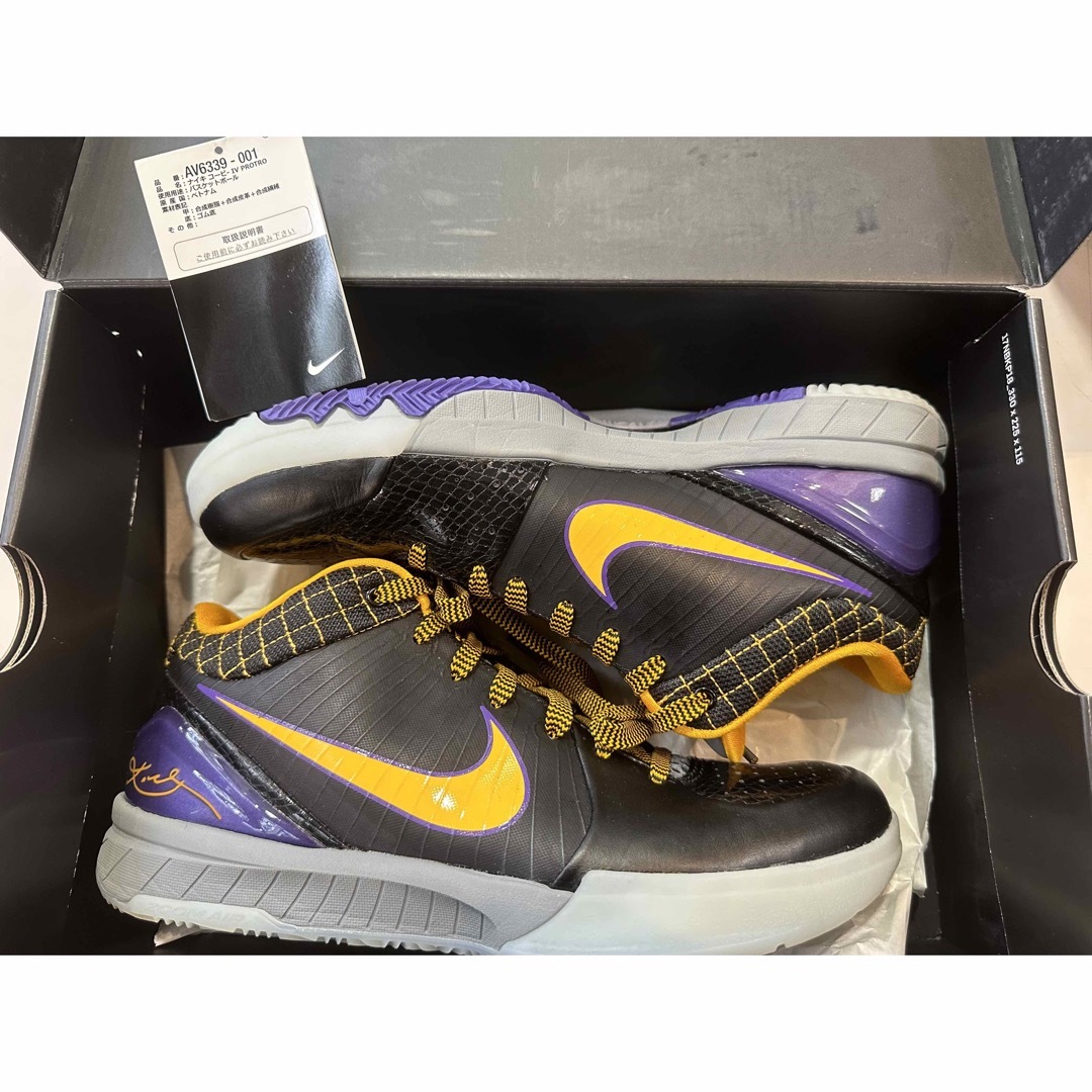 NIKE KOBE Ⅳ PROTRO CARPE DIEM US8.5 美品