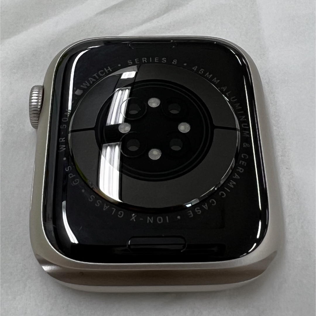 Apple Watch(アップルウォッチ)のAppleWatch Series 8 45mm GPSモデル スターライト レディースのファッション小物(腕時計)の商品写真