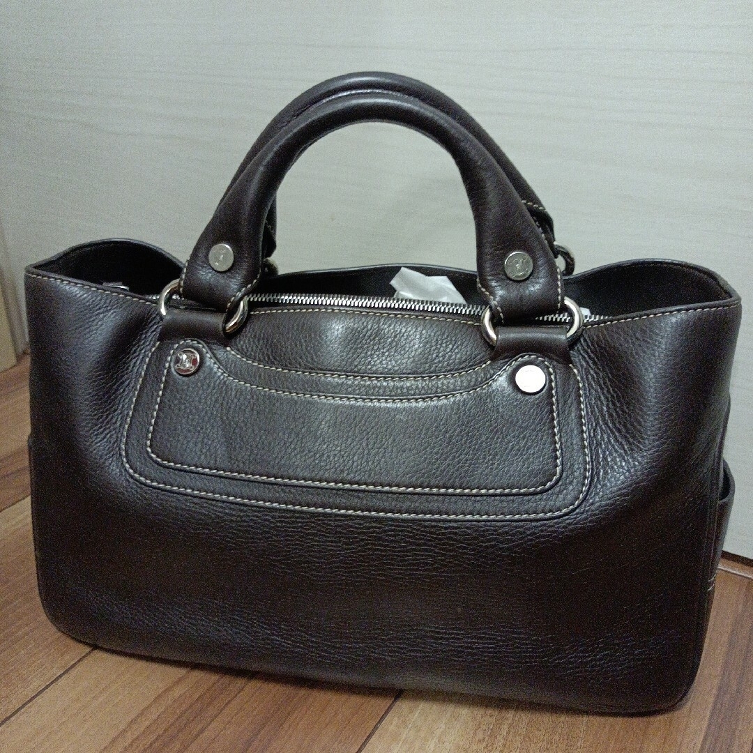 美品 セリーヌブギーバック 赤 レッド-