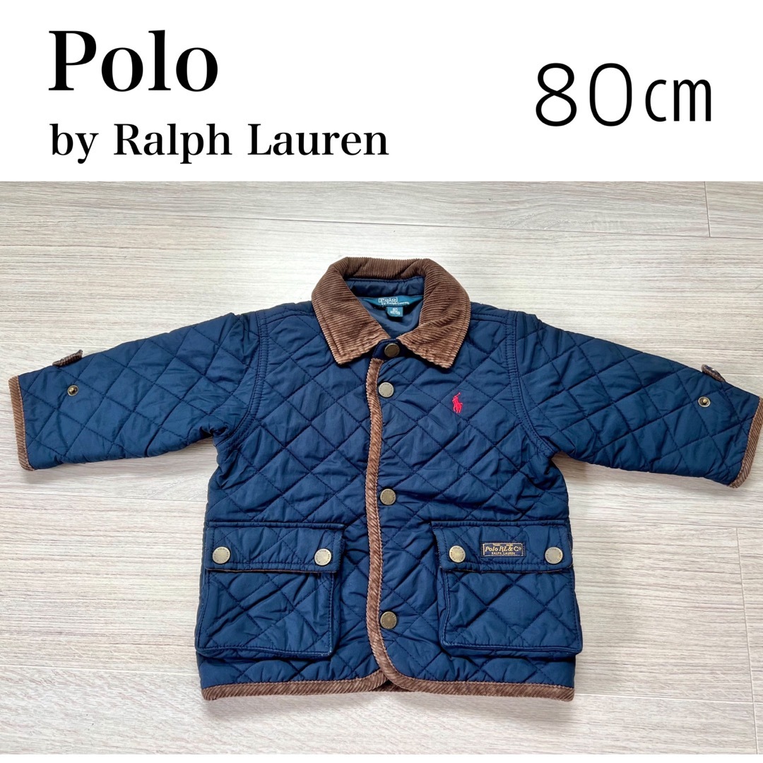 POLO RALPH LAUREN(ポロラルフローレン)のポロ ラルフローレン キルティングアウター 80㎝ キッズ/ベビー/マタニティのベビー服(~85cm)(ジャケット/コート)の商品写真