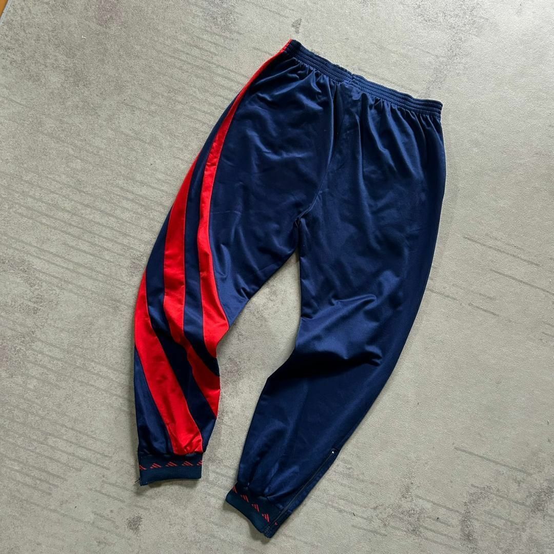 90's adidas アシンメトリー XL ジャージ 希少デザイン デサント製