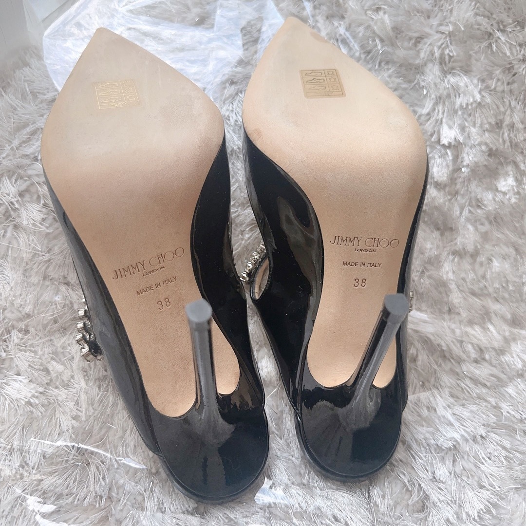 JIMMY CHOO ジミーチュウ ビジュー サンダル ハイヒール パンプス 靴