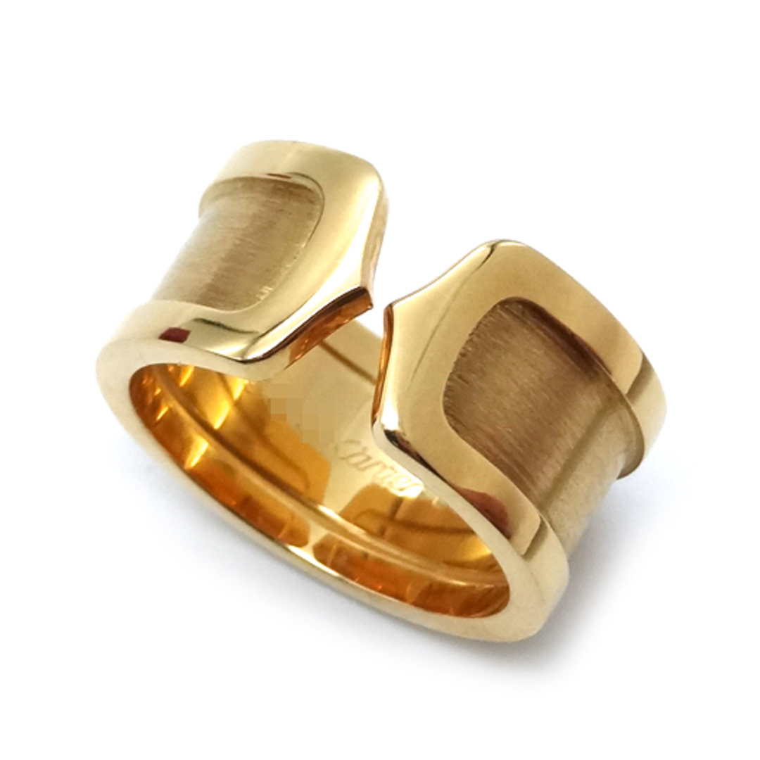 Cartier(カルティエ)のカルティエ C2 ワイド リング 指輪 K18YG イエローゴールド ＃52 指輪 レディースのアクセサリー(リング(指輪))の商品写真