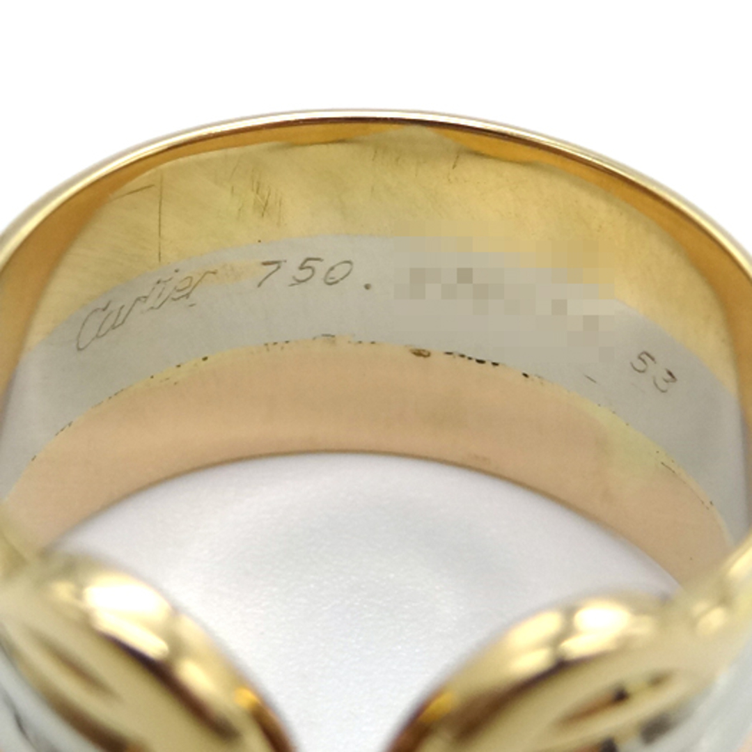 Cartier - カルティエ 2C リング LM K18スリーカラー #53 K18 Cartier - カルティエ 2C リング LM K18スリーカラー #53 K18