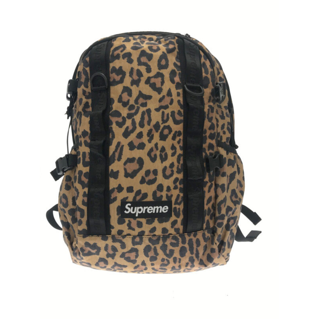 Supreme シュプリーム 20AW Leopard Backpack Bag レオパードバックパック ブラウン新古品使用感の無い新品同様品Ａ