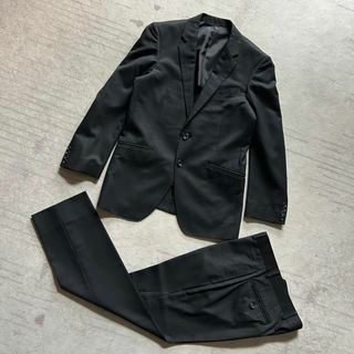 メンズビギ MENS BIGI ネイビー 紺 スーツ SS 美品 春夏