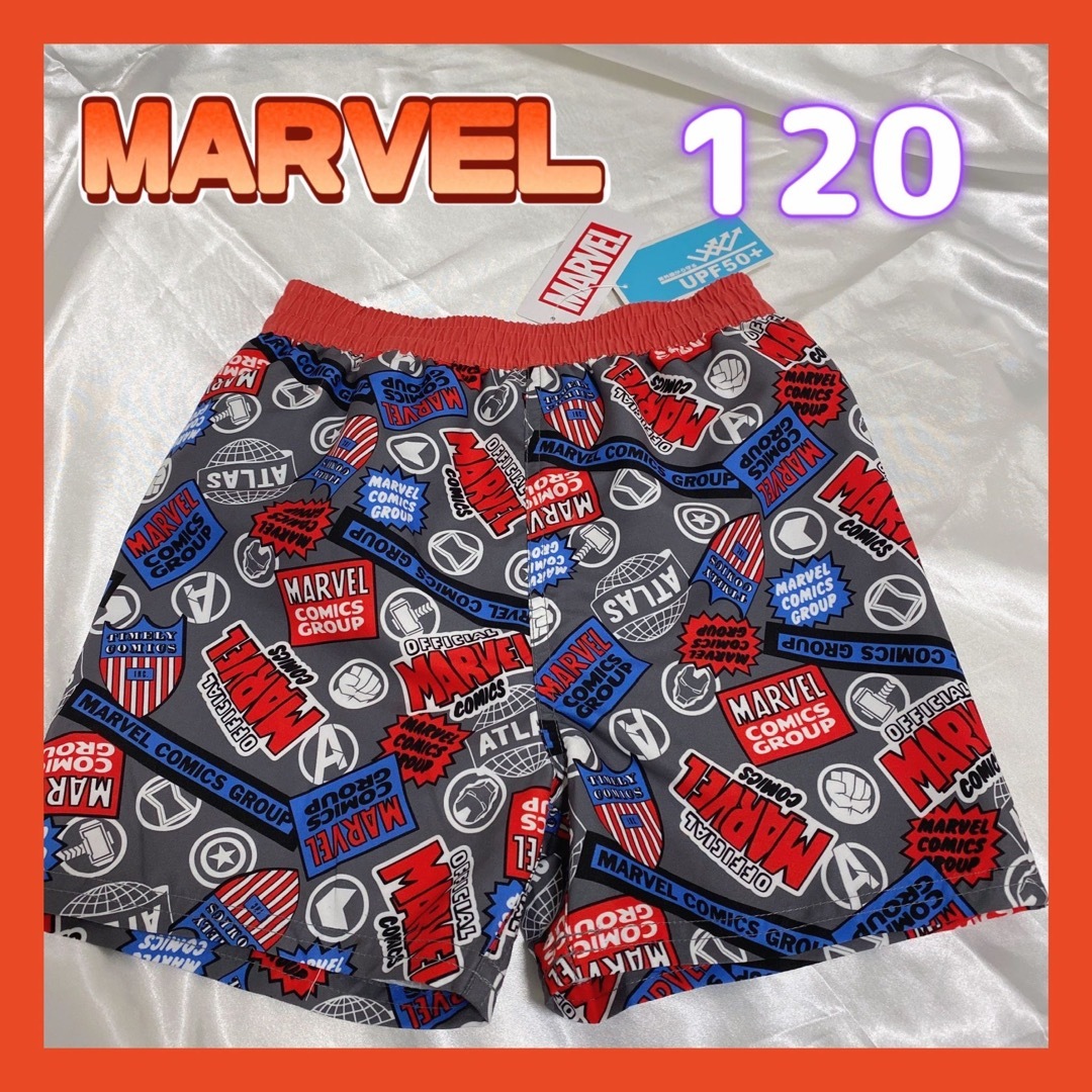 MARVEL(マーベル)の◎新品未使用◎ MARVEL 水着　120サイズ キッズ/ベビー/マタニティのキッズ服男の子用(90cm~)(水着)の商品写真