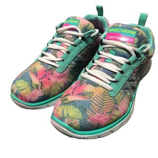 スケッチャーズ(SKECHERS)のスケッチャーズ  ライトウエイト スニーカー　サイズ24.5cm 花柄(スニーカー)