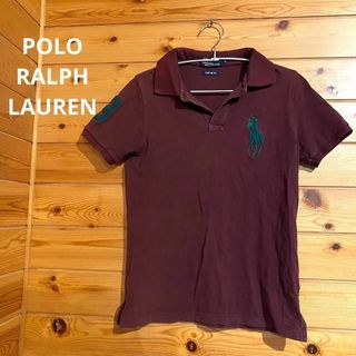 ポロラルフローレン(POLO RALPH LAUREN)のPOLO RALPH LAUREN ポロシャツ エンジ色 ユニセックス ♡(ポロシャツ)