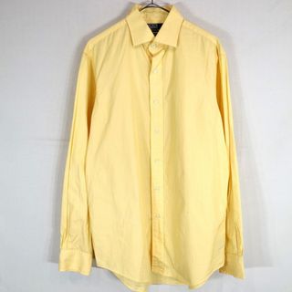 ポロラルフローレン(POLO RALPH LAUREN)のPolo by Ralph Lauren ポロバイラルフローレン 長袖シャツ アメカジ イエロー (メンズ 15 1/2) 中古 古着 O1688(シャツ)