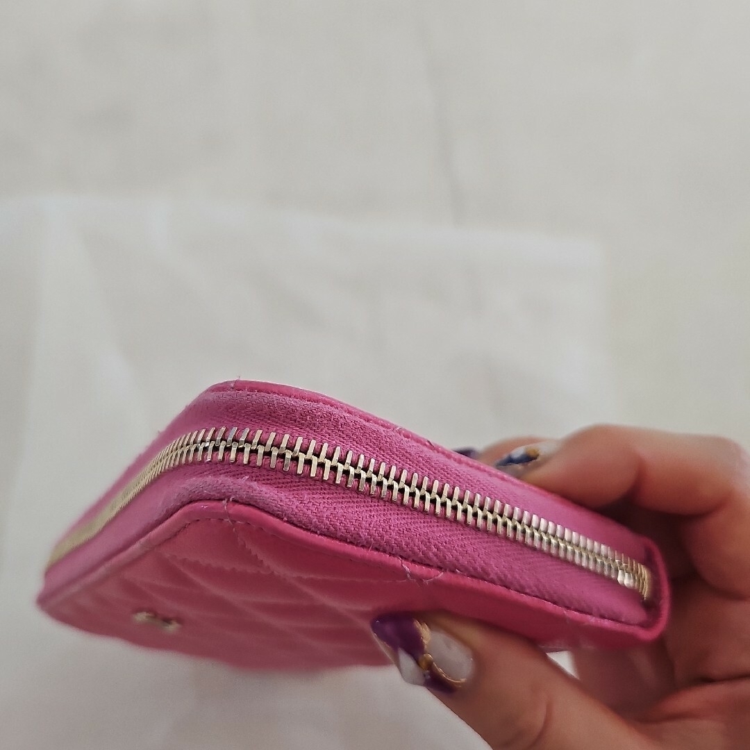CHANEL(シャネル)のCHANELピンク財布キャビアスキン レディースのファッション小物(財布)の商品写真