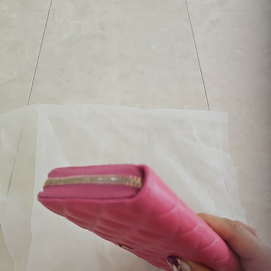 CHANEL(シャネル)のCHANELピンク財布キャビアスキン レディースのファッション小物(財布)の商品写真