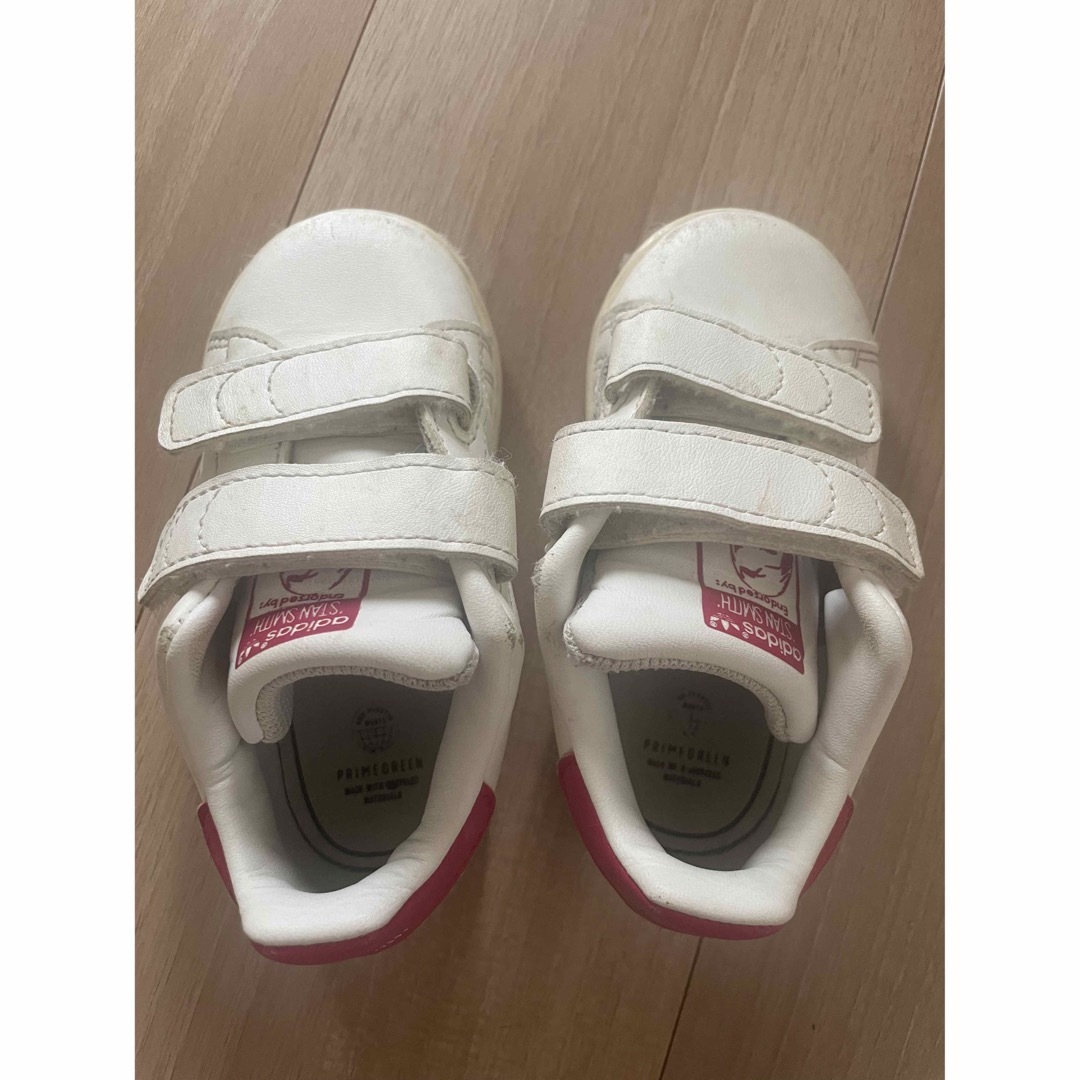 adidas(アディダス)の中古 アディダス adidas スニーカー 13cm 子どもスタンスミス キッズ/ベビー/マタニティのベビー靴/シューズ(~14cm)(スニーカー)の商品写真