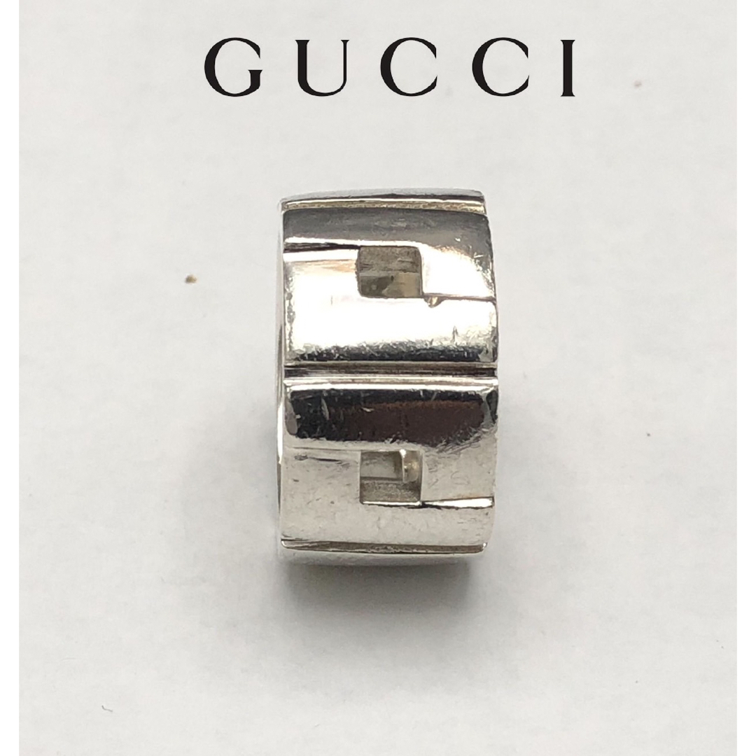 GUCCI グッチ ロゴ リング 指輪 SV925 シルバー 11号