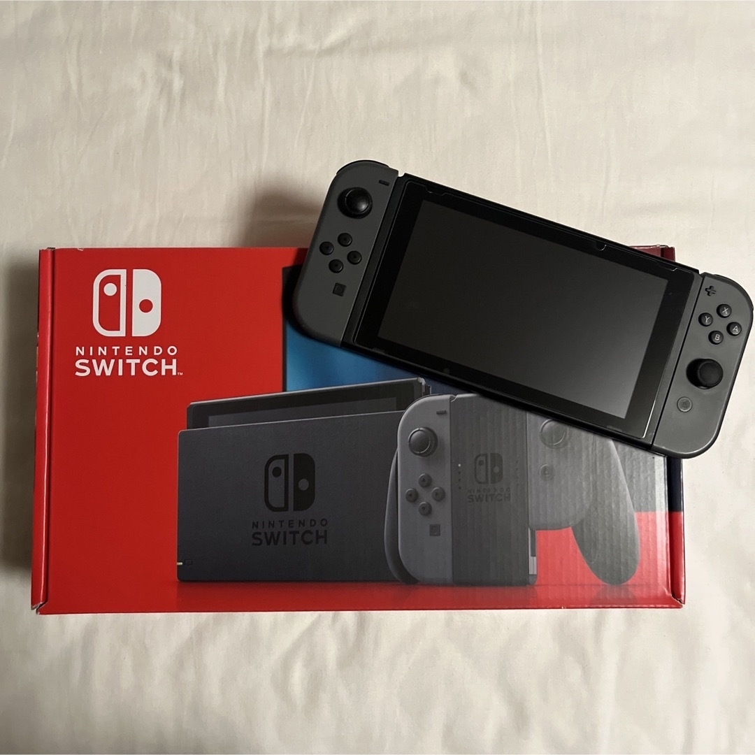 Nintendo Switch - Nintendo Switch グレー 本体 付属品完備の通販 by ...