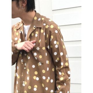 WACKO MARIA - WACKO MARIA ワコマリア ドット柄シャツの通販